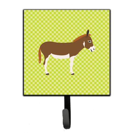 Carolines Treasures Miniature Mediterranian Donkey Green Leash or Key Holder BB7673SH4